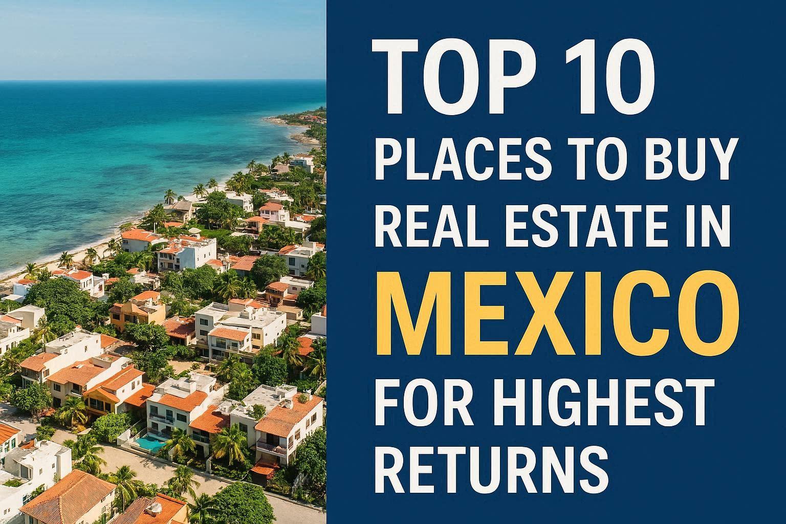 Top 10 Places to Buy Real Estate in Mexico for Highest Returns